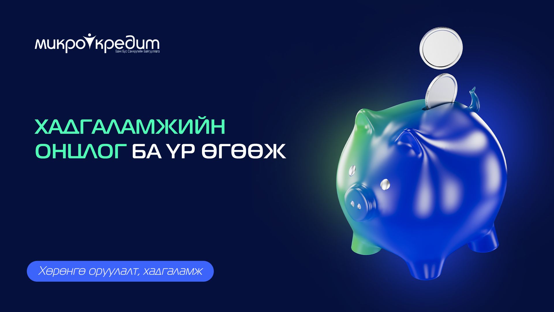 Хадгаламжийн онцлог ба үр өгөөж